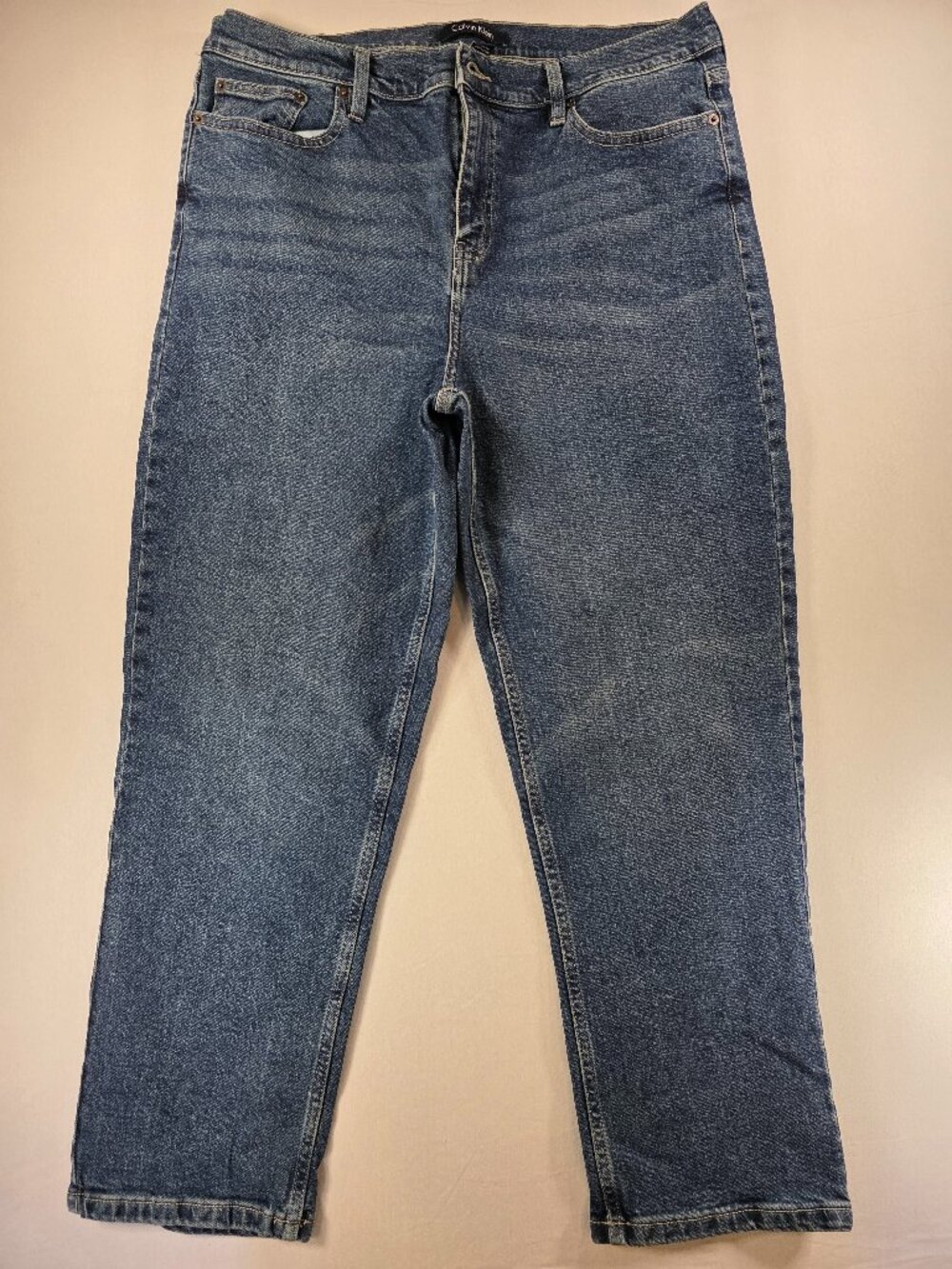 Women's Calvin Klein Blue Jeans 16 Excellent Condition